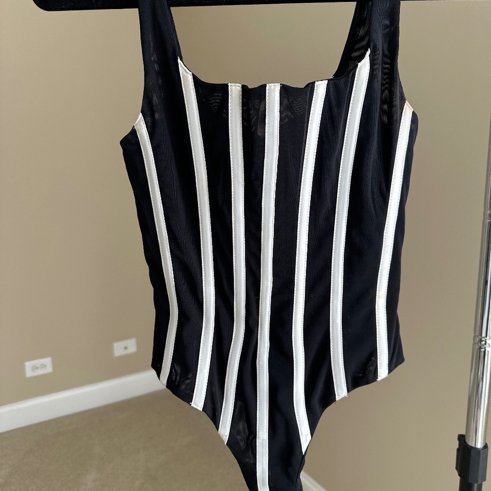 MISHA Black Body Suit